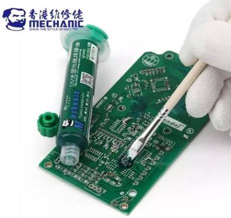 Mechanic UV Curing Solder Mask Green Ink