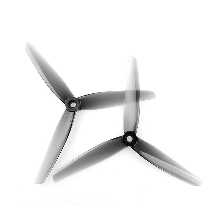 HQProp 6X3.5X3 Light Grey (2CW+2CCW) – Polycarbonate POPO Triblade Propeller for FPV Drones