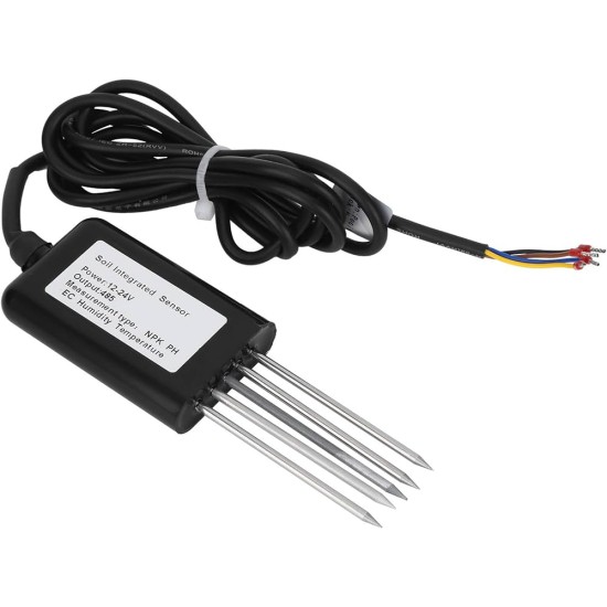 7 in 1 Soil Sensor, RS485 [ NPK, pH, EC, Temperature and Moisture ]