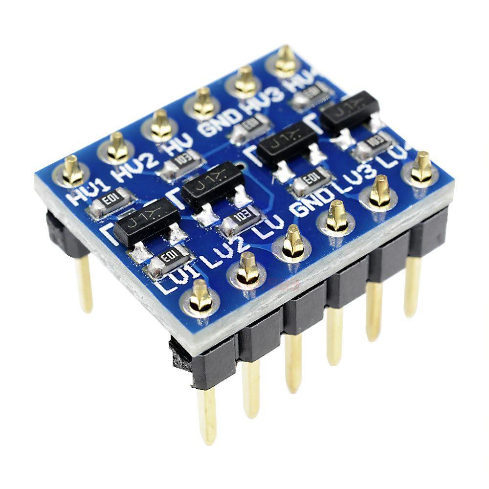 4-Channel 3.3V–5V Bi-Directional Logic Level Converter