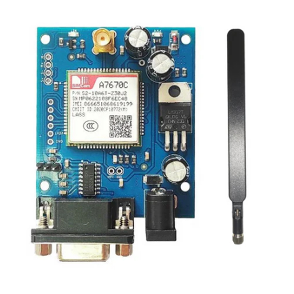 SIM A7670C 4G LTE Module with Antenna