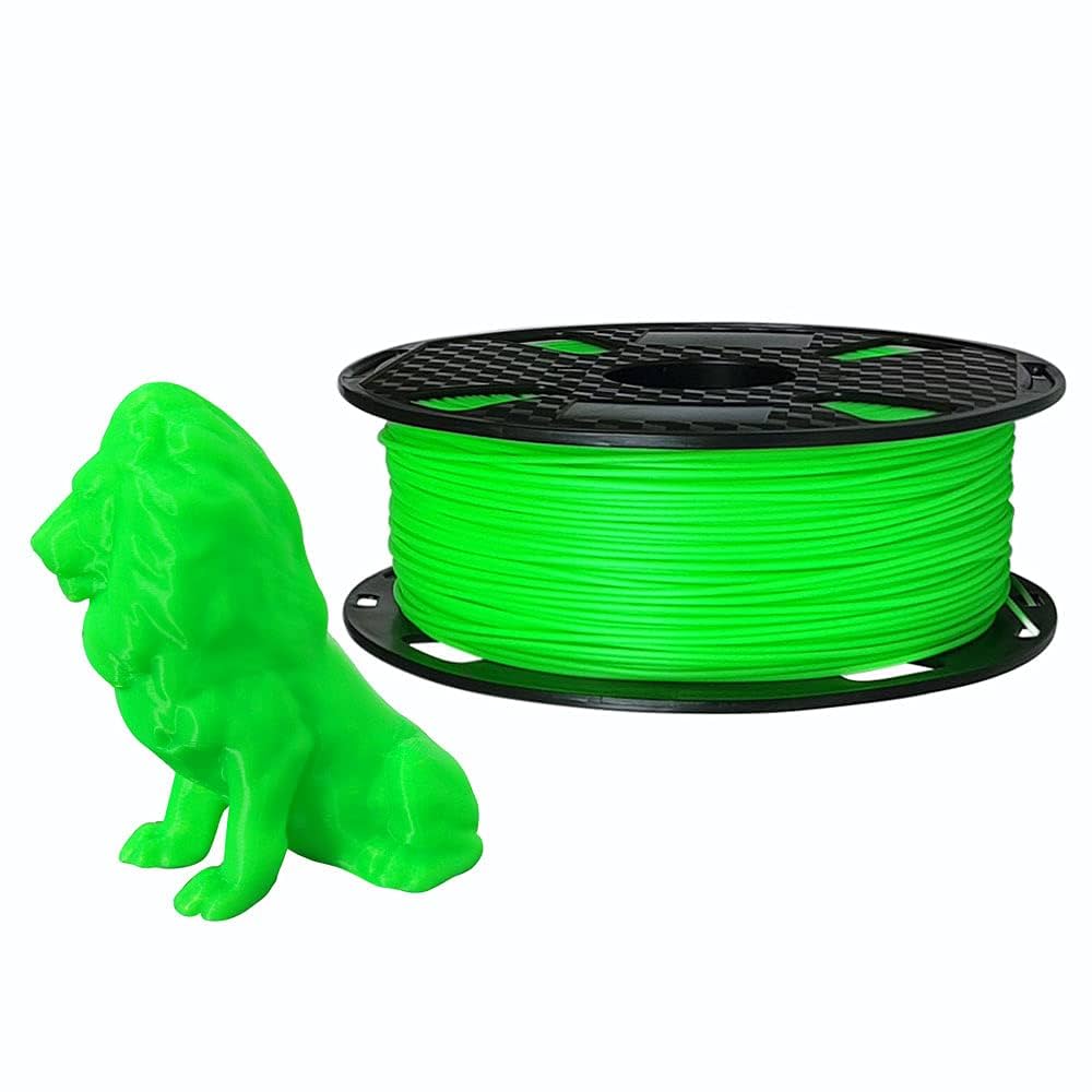 PLA-Basic Filament- 1.75mm Green Color and 1kg/roll for 3D Printer