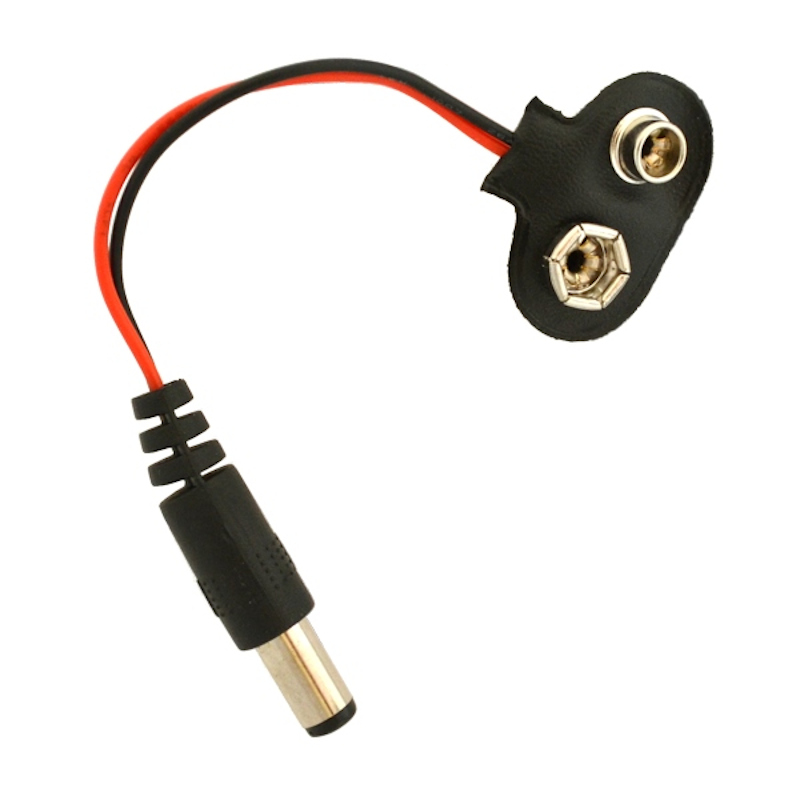 9V DC Battery Connector with DC Jack