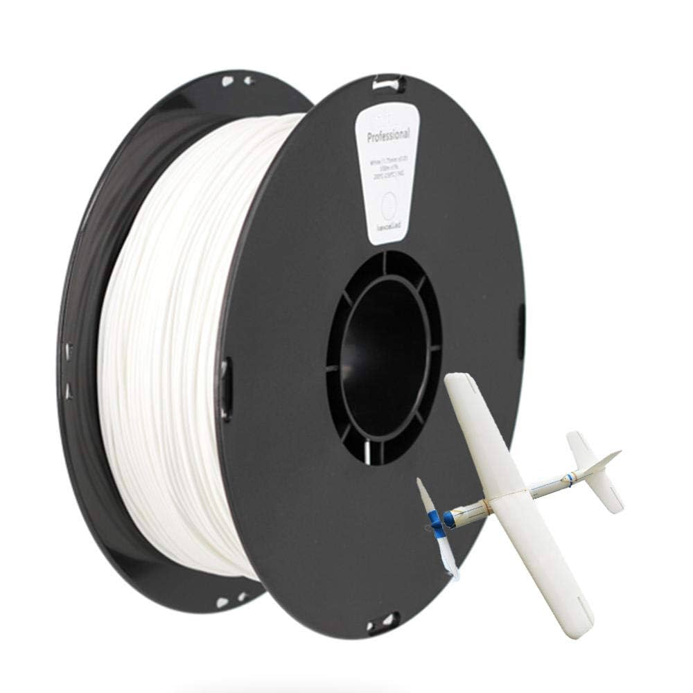 PLA-Basic Filament- 1.75mm- White- 1kg/roll for 3D Printer